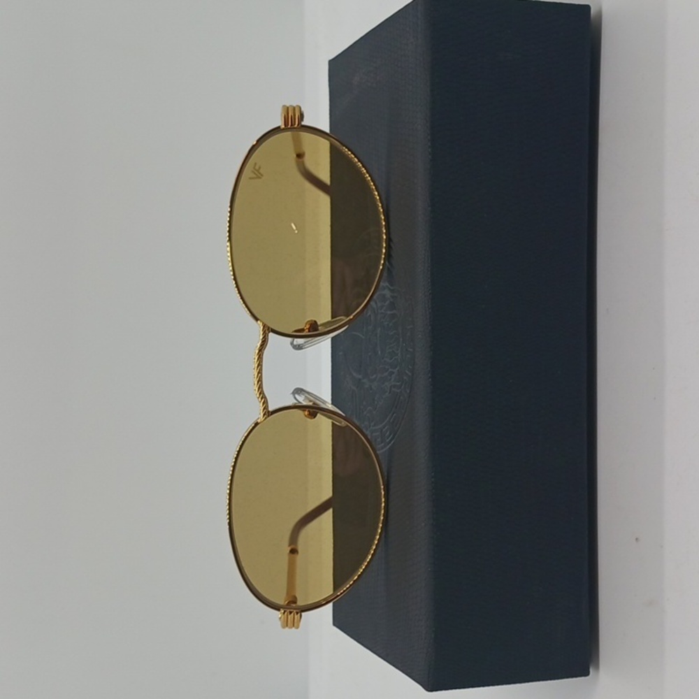 NWT RX-ABLE VINTAGE FRAME COMPANY PAC 18KT GOLD EYEGLASS FRAMES